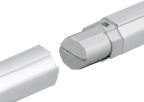 鋁合金精益管型材直線延長連接件